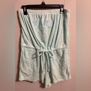 Juicy Couture Terry Cloth Strapless Romper